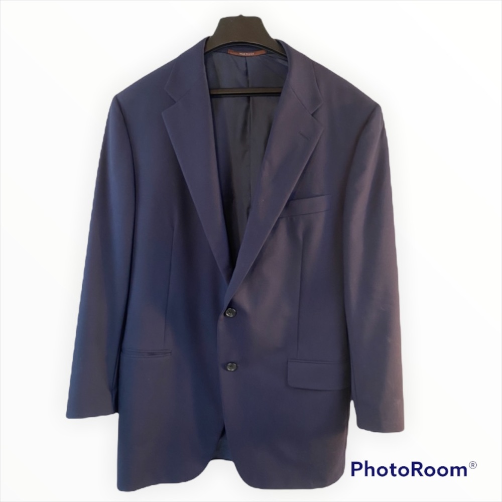 Hickey Freeman Astor Blazer Navy Blue Men’s 42 R